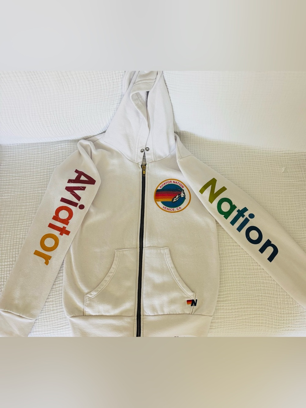 Aviator Nation kids, zip-up hoodie, size 12 - Picture 6 of 8
